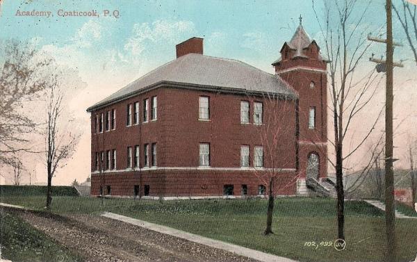 Postcard depicting the High School