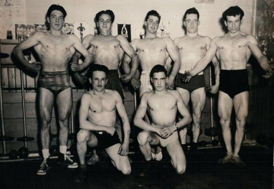 Weightlifting club, it recognizes: Hugues Ruel, Armand Dube,? Salois, Emmanuel Beaudin,? Truchon