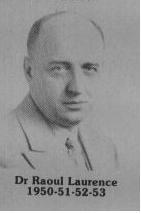 Dr Raoul Laurence fut maire de Coaticook en 1950-1953