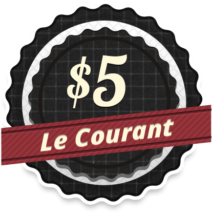5$ Le Courant